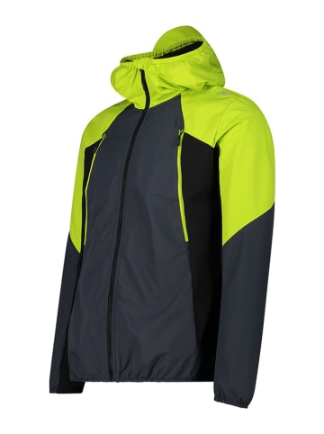 Ski-/ Snowboardjacke in Grau/ Limette/ Schwarz