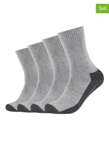 4er-Set: Socken in Grau