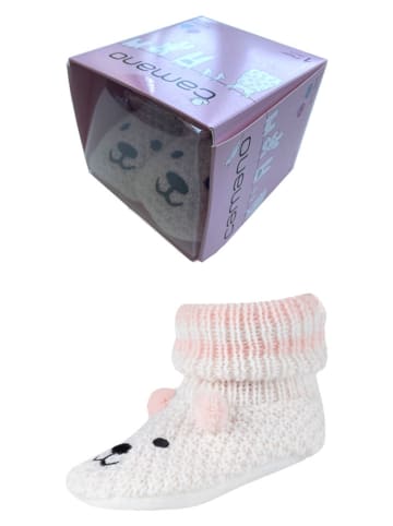 Socken in Weiß/ Rosa