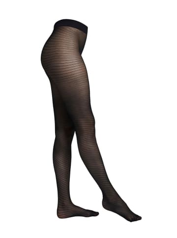 Rajstopy "Fashion Tights" w kolorze czarnym - 30 DEN