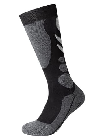 2er-Set: Ski-/ Snowboardsocken in Schwarz