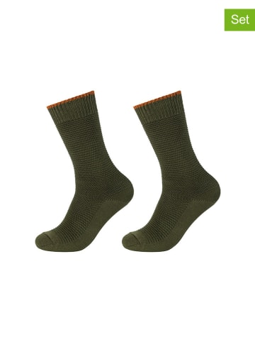 2er-Set: Socken in Khaki