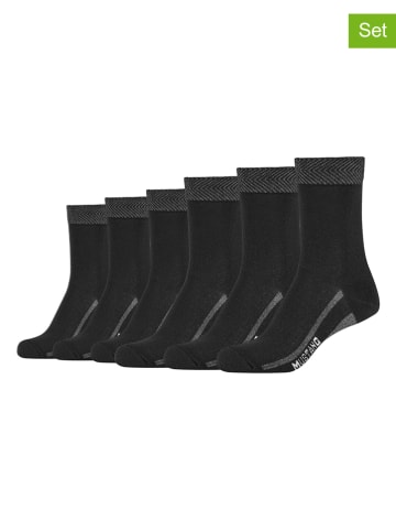 6er-Set: Socken in Schwarz