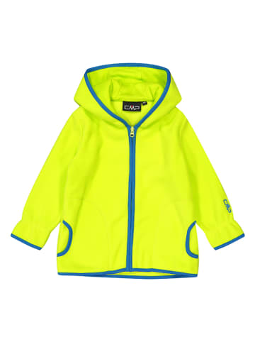 Fleece vest geel