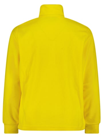 Fleecepullover in Gelb