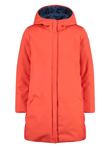 Parka funkcyjna w kolorze czerwonym