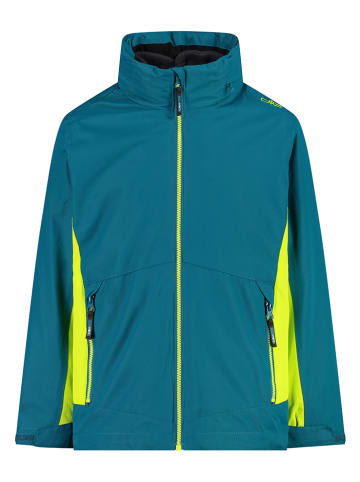 3-in-1 functionele jas blauw/zwart