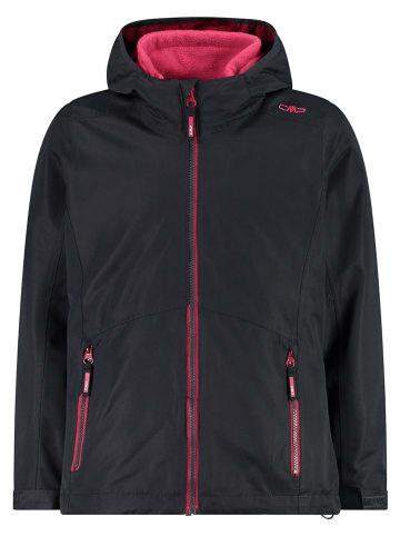 3in1-Funktionsjacke in Schwarz