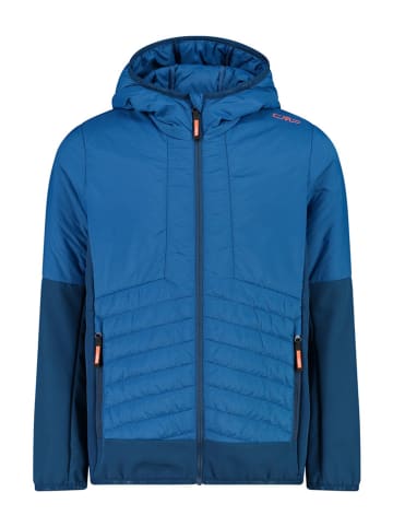 Hybridjacke in Blau