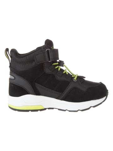 Leder-Outdoor-Boots "Hadil" in Schwarz