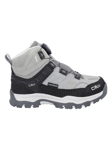 Skórzane buty trekkingowe "Kiruna" w kolorze szarym