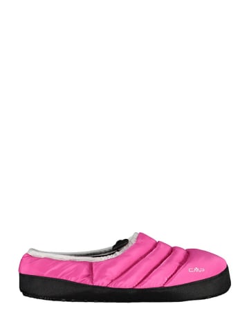 Kapcie "Lyinx" w kolorze różowo-czarnym