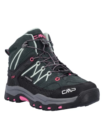 Skórzane buty trekkingowe "Rigel Mid" w kolorze zielonym