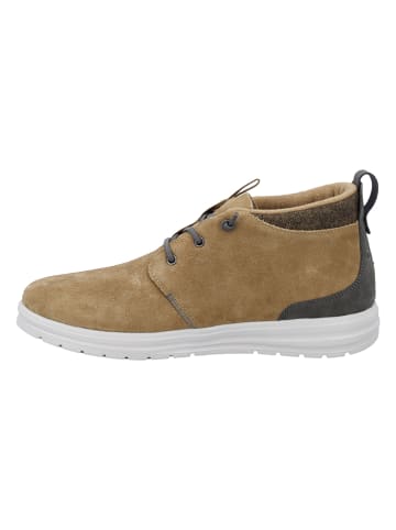 Leren veterschoenen "Kenth" beige