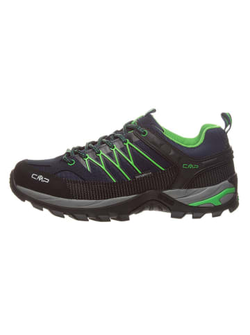 Buty trekkingowe "Rigel" w kolorze granatowo-zielonym