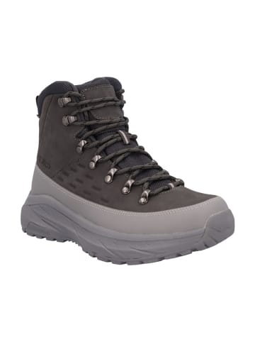 Leder-Boots "Dypsie" in Braun/ Grau