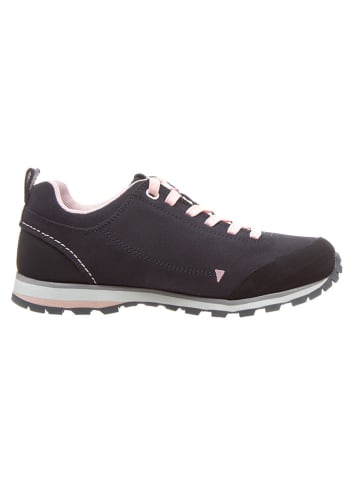 Leren wandelschoenen "Elettra" zwart