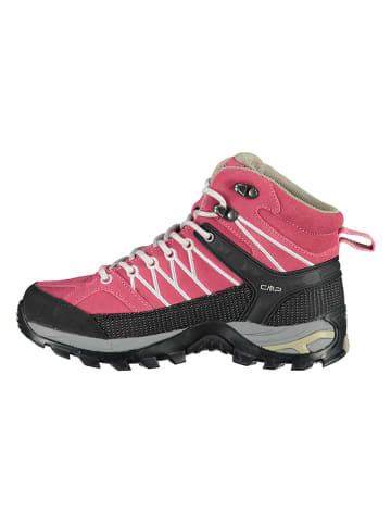 Leder-Trekkingboots "Rigel" in Pink/ Schwarz