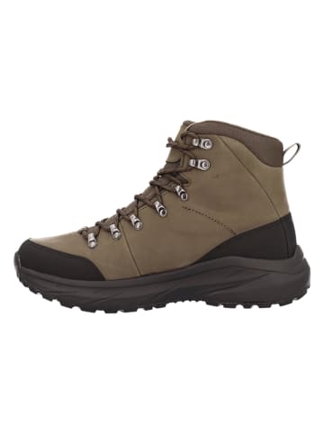 Leder-Boots "Dypsie" in Khaki/ Schwarz