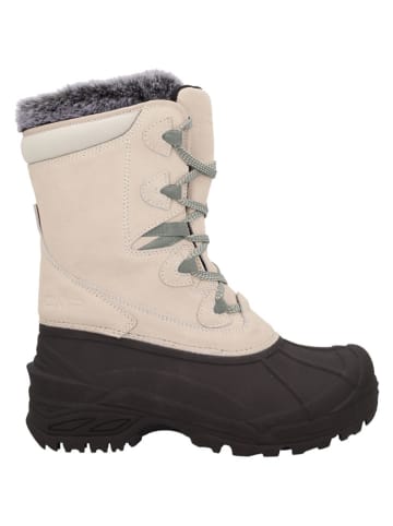 Leder-Winterstiefel "Borhea" in Beige
