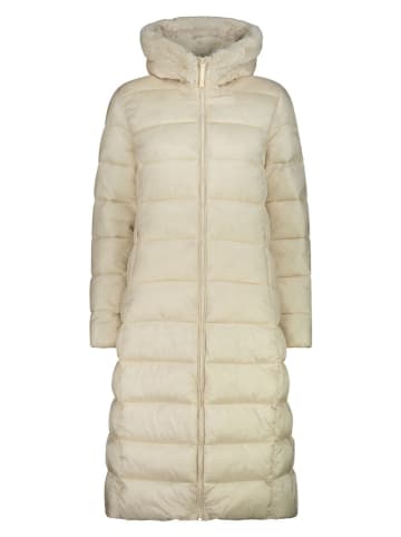 Wintermantel in Creme