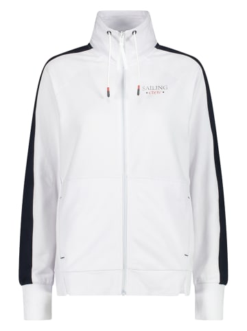 Sweatjacke in Weiß