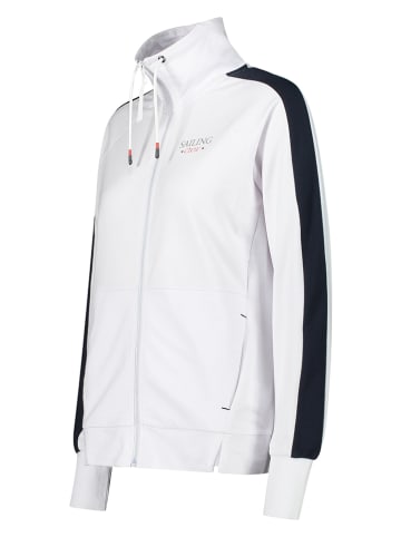 Sweatjacke in Weiß