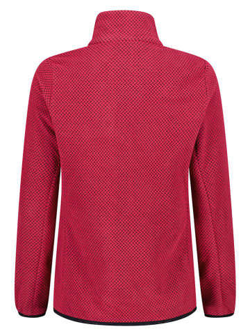 Fleecejacke in Beere