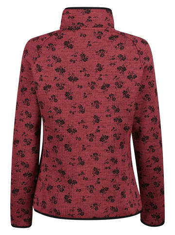 Fleecejacke in Bordeaux