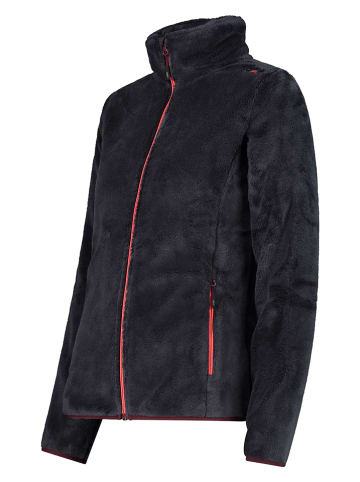 Fleecejacke in Schwarz
