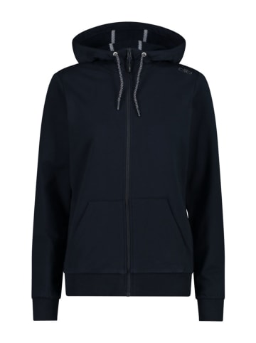 Sweatjacke in Dunkelblau