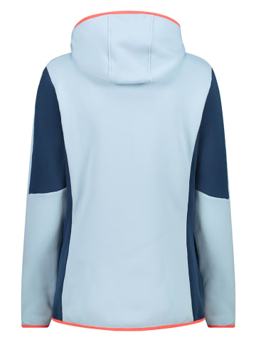 Funktionsjacke in Hellblau/ Grau