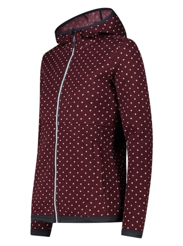 Fleece vest bordeaux