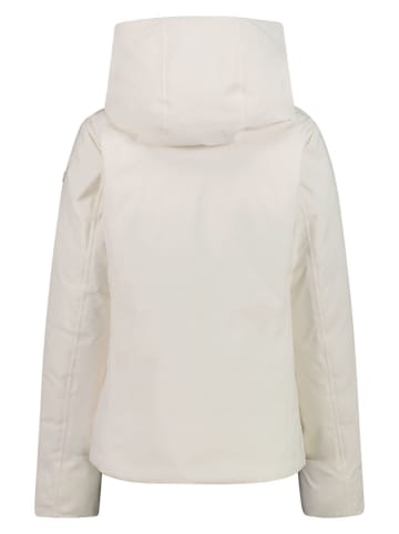 Winterjacke in Creme
