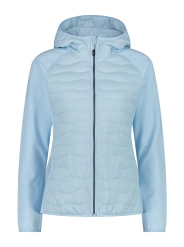 Hybridjacke in Hellblau