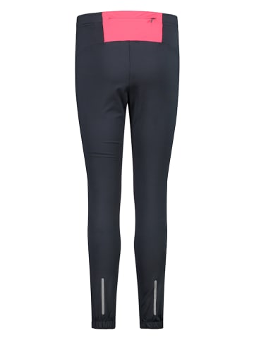 Legginsy funkcyjne w kolorze czarno-różowym