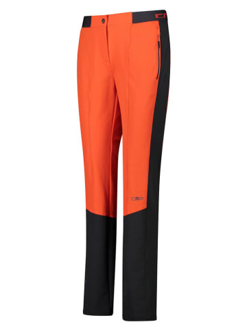 Funktionshose in Orange/ Schwarz