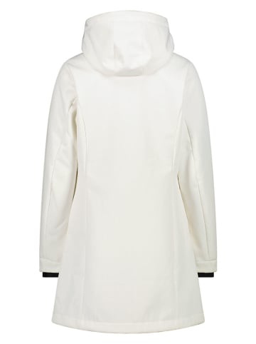 Parka w kolorze kremowym