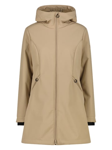 Parka w kolorze beżowym