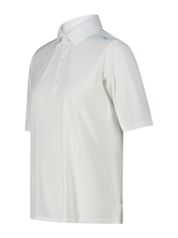 Funkcyjna koszulka polo w kolorze białym