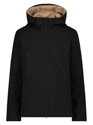 Wende-Funktionsjacke in Schwarz/ Beige