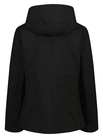 Wende-Funktionsjacke in Schwarz/ Beige