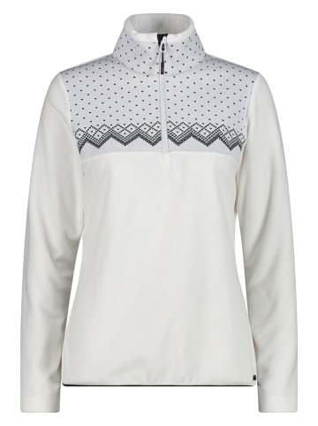 Fleecepullover in Weiß