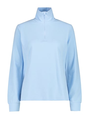 Fleecepullover in Hellblau