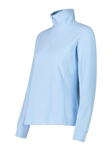 Fleecepullover in Hellblau