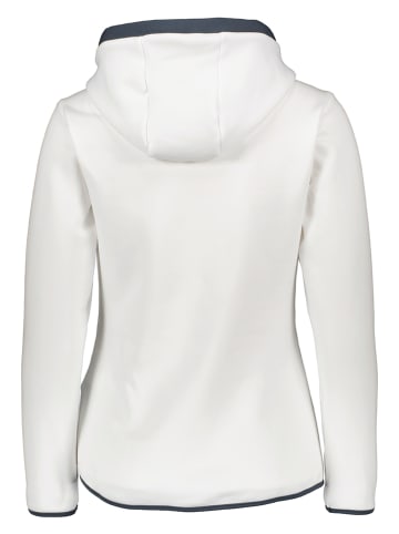 Fleecehoodie in Weiß