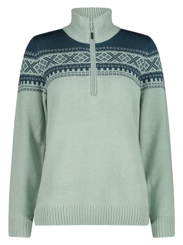 Pullover in Mint/ Petrol