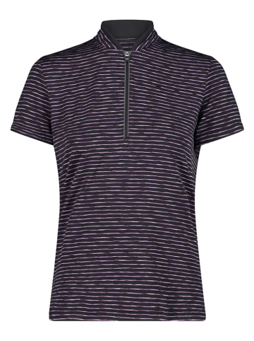 Fietsshirt paars/zwart