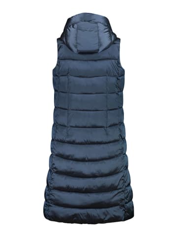 Doorgestikte bodywarmer donkerblauw