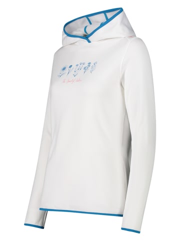 Fleecehoodie in Weiß